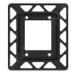 Tece TECEloop - Cadre de montage pour la commande de la chasse d'eau d’urinoir encastré dans le carrelage, chrome brillant Tece TECEloop - Cadre de montage pour la commande de la chasse d'eau d’urinoir encastré dans le carrelage, chrome brillant
