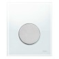 Tece TECEloop - Commande de la chasse d’eau d’urinoir, verre blanc/chrome mat 9242659