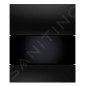 Tece TECEsquare - Commande de la chasse d'eau d’urinoir, verre noir/couleur noire 9242809