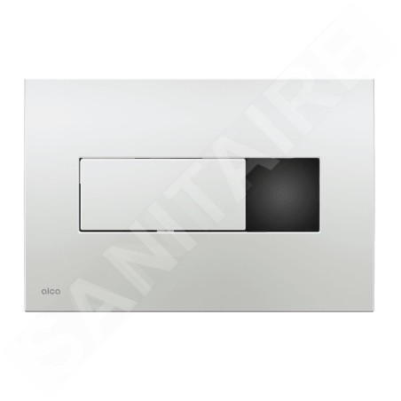 Alcadrain Plaques de commande - Commande électronique de la chasse d'eau, alimentation secteur, chrome brillant M371S