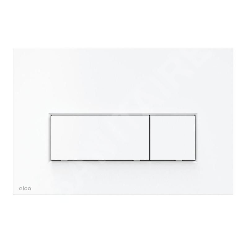 Alcadrain Thin - Contrôle affleurant, antibactérien, blanc mat M576
