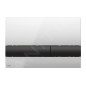 Alcadrain Plaques de commande - Commande affleurante, chrome mat/noir M1712-8