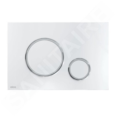 Alcadrain Thin - Commande affleurante, chrome brillant/chrome mat M771
