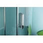 Polysan Zoom Line - Porte de douche 800 mm, verre clair/aluminium poli ZL1280