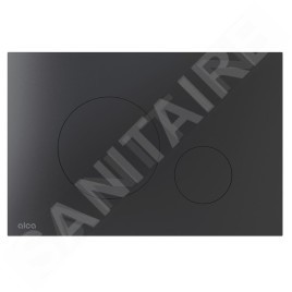 Alcadrain Flat - Plaque de déclenchement, noir mat TURN-BLACK