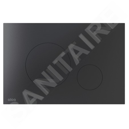 Alcadrain Flat - Plaque de déclenchement, noir mat TURN-BLACK