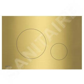 Alcadrain Flat - Commande affleurante, laiton TURN-BRASS
