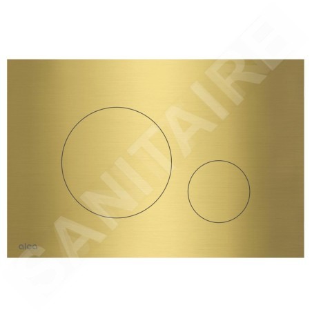 Alcadrain Flat - Commande affleurante, laiton TURN-BRASS