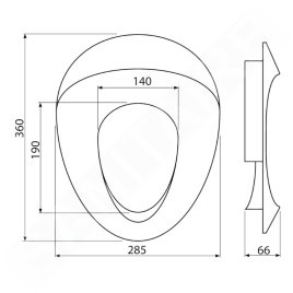 Alcadrain Toiletzittingen - Siège de toilette pour enfants, blanc A68