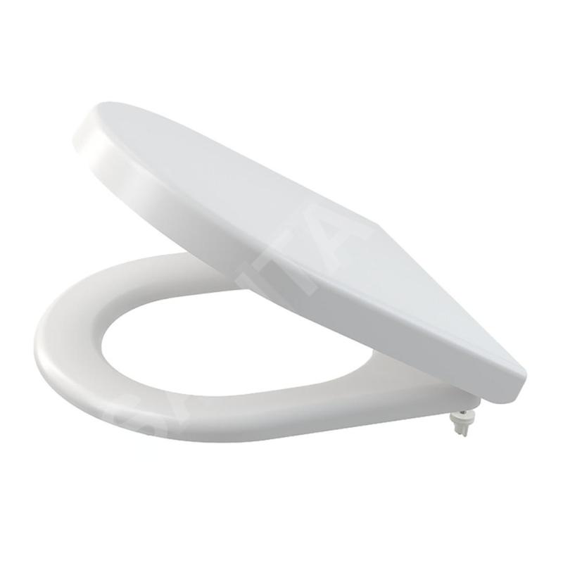 Alcadrain Toiletzittingen - Abattant WC, Softclose, antibactérien, blanc A674S