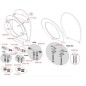 Alcadrain Toiletzittingen - Abattant WC, SoftClose, blanc/zen A604 ZEN