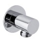 Sapho Douches - Coude mural, chrome SG202