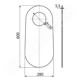 Alcadrain Toilet accessoires - Plaque d'isolation pour toilettes sur pied et bidet M920