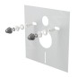 Alcadrain Toilet accessoires - Plaque d'isolation pour toilettes suspendues et bidet avec accessoires, chrome M930CR