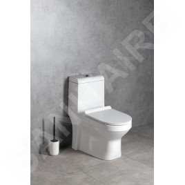 Sapho Hubert - WC à poser, vidange vario, blanc PB304