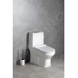 Sapho Hubert - WC à poser, vidange vario, blanc PB304