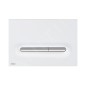 Alcadrain Linka - Commande affleurante, blanc mat/chrome M1876-1