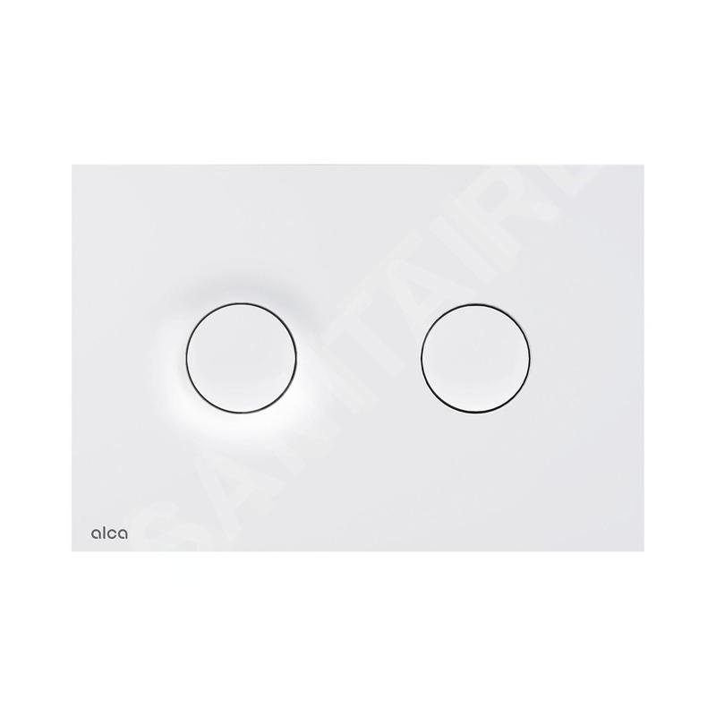 Alcadrain Dot.Dot. - Plaque de déclenchement, blanc mat M1976