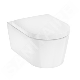 Hansgrohe EluPura S - WC suspendu avec siège SoftClose, AquaFall, SmartClean, blanc 61119450