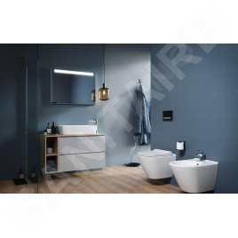 Cersanit City - WC suspendu avec abattant SoftClose, CleanOn, blanc K701-104