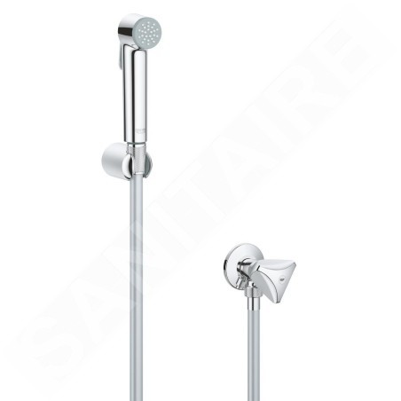 Grohe Tempesta - Robinet d´angle mural avec douchette de bidet, chrome 26357000