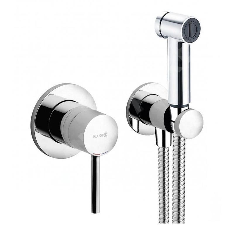 Kludi Bozz - Ensemble mitigeur encastré avec douchette de bidet, chrome 389980576