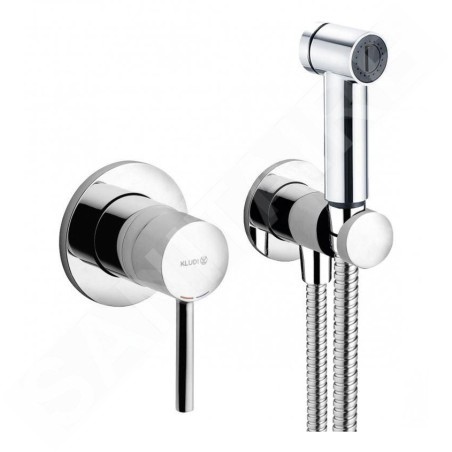 Kludi Bozz - Ensemble mitigeur encastré avec douchette de bidet, chrome 389980576