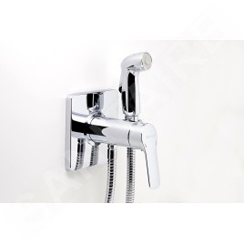Novaservis Metalia 54 - Mitigeur encastré pour bidet, avec douchette et corps d'encastrement, chrome 54211,0
