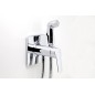 Novaservis Metalia 54 - Mitigeur encastré pour bidet, avec douchette et corps d'encastrement, chrome 54211,0