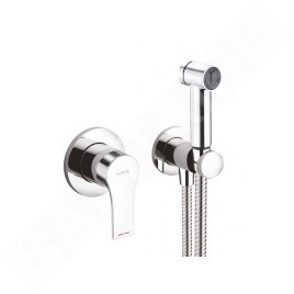 Kludi Zenta SL - Ensemble mitigeur encastré avec douchette de bidet, chrome 489980565
