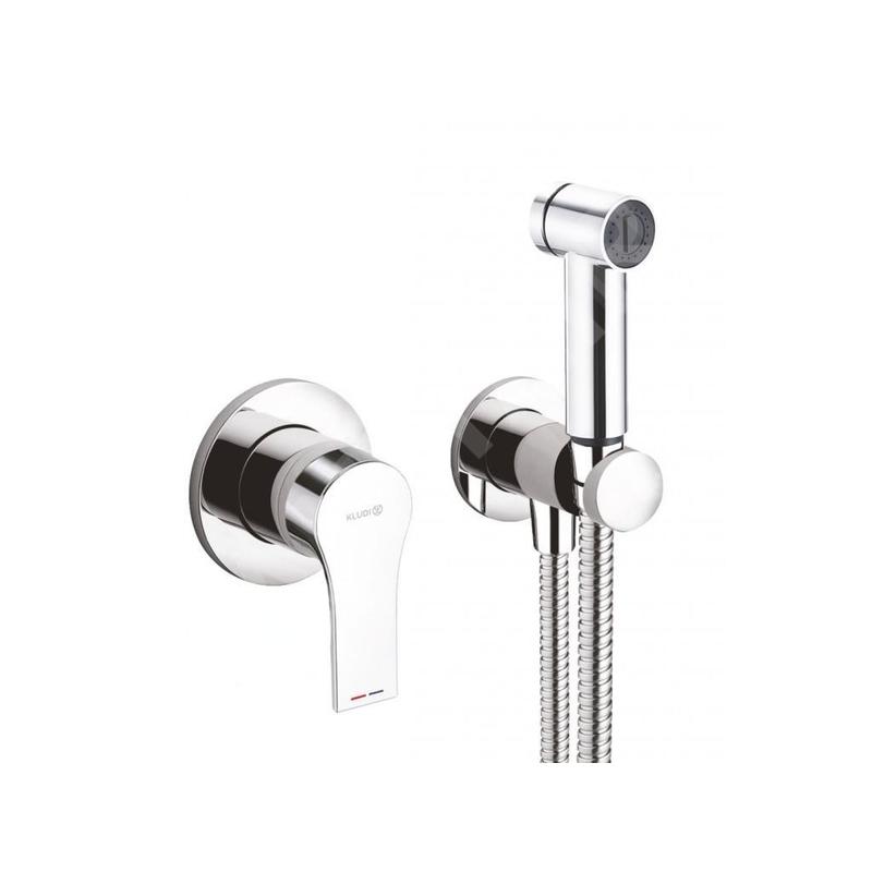 Kludi Zenta SL - Ensemble mitigeur encastré avec douchette de bidet, chrome 489980565