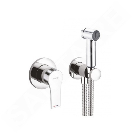 Kludi Zenta SL - Ensemble mitigeur encastré avec douchette de bidet, chrome 489980565