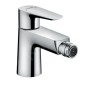 Hansgrohe Talis E - Mitigeur de bidet avec garniture de vidage push-open, chrome 71721000