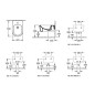 Villeroy & Boch Avento - Bidet suspendu 530x370 mm, blanc alpin 54050001 Villeroy & Boch Avento - Bidet suspendu 530x370 mm, blanc alpin 54050001