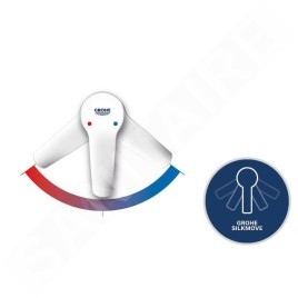Grohe QuickFix Start - Mitigeur de bidet avec vidage, chrome 32560002