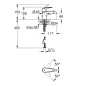 Grohe BauEdge - Mitigeur de bidet, chrome 23332001