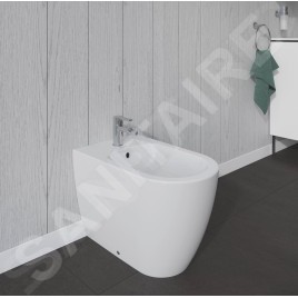 Duravit ME by Starck - Bidet à poser, avec WonderGliss, blanc alpin 22891000001