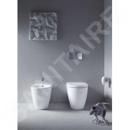 Duravit ME by Starck - Bidet à poser, avec WonderGliss, blanc alpin 22891000001