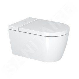 Duravit SensoWash Starck - Abattant électronique de bidet f Plus Compact avec la céramique, Rimless, HygieneGlaze, Softclose,
