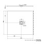 Polysan Flexia - Receveur de douche 1100x1000 mm, possibilité de la modification des dimensions, blanc 72922 Polysan Flexia - Receveur de douche 1100x1000 mm, possibilité de la modification des dimensions, blanc 72922