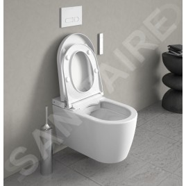 Duravit SensoWash Starck - Abattant électronique de bidet f Plus Compact avec la céramique, Rimless, HygieneGlaze, Softclose,