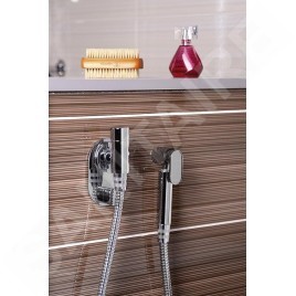 Sapho Justime - Douchette de bidet avec support, chrome 1209-02