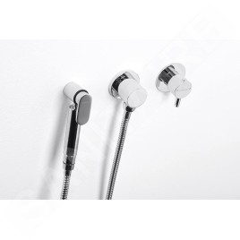 Sapho Justime - Douchette de bidet avec support, chrome 1209-02