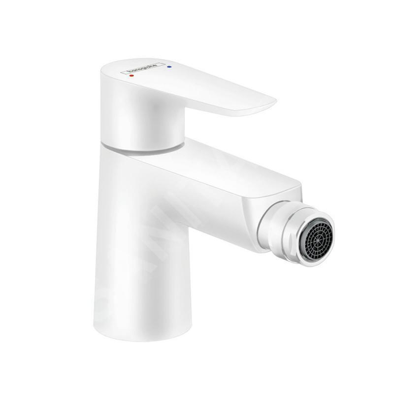 Hansgrohe Talis E - Mitigeur de bidet avec tirette de vidage, blanc mat 71720700