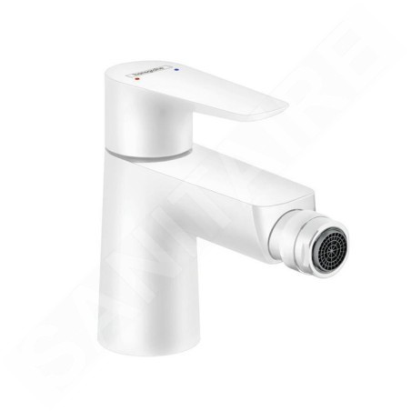 Hansgrohe Talis E - Mitigeur de bidet avec tirette de vidage, blanc mat 71720700