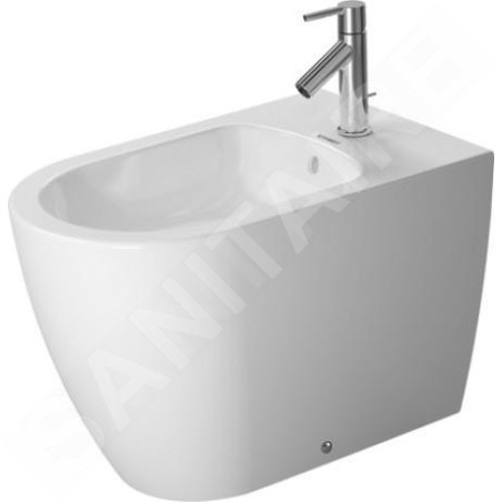 Duravit ME by Starck - Bidet sur pied, avec trop-plein, blanc alpin 2289100000