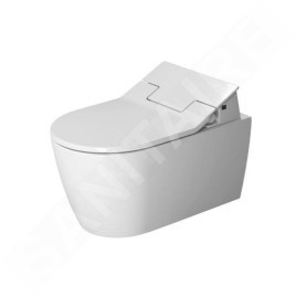 Duravit ME by Starck - Abattant WC japonais à fond creux avec SensoWash Slim, Rimless, SoftClose, blanc alpin 631000002004300