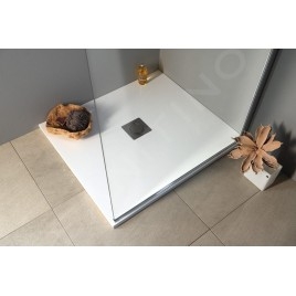 Polysan Flexia - Receveur de douche, 1000x900 mm, possibilité de modifier les dimensions, blanc 72925