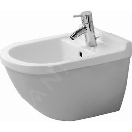 Duravit Starck 3 - Bidet suspendu avec trop-plein, blanc 2280150000