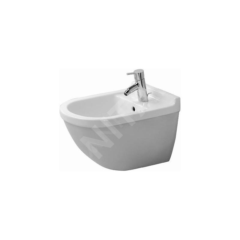Duravit Starck 3 - Bidet suspendu avec trop-plein, blanc 2280150000